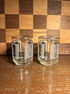 Libbey Frosted Juice Glasses Small Tumblers